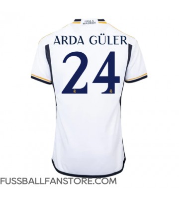 Real Madrid Arda Guler #24 Replik Heimtrikot 2023-24 Kurzarm